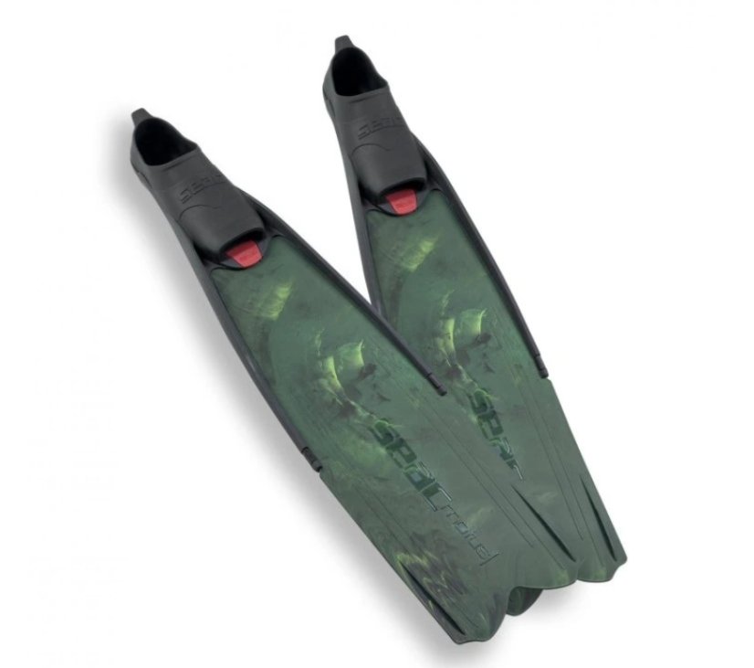 Freediving ploutve Motus Camo - Barva: Šedá, Velikost: 36-38