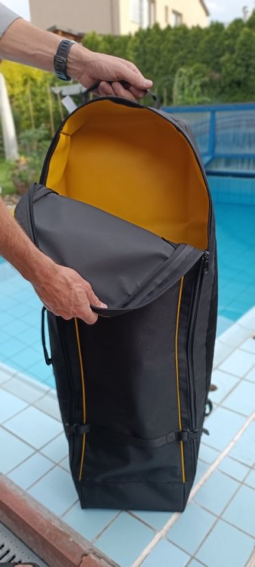 Batoh na dlouhé ploutve - Barva: Žlutá, Velikost: 110 cm